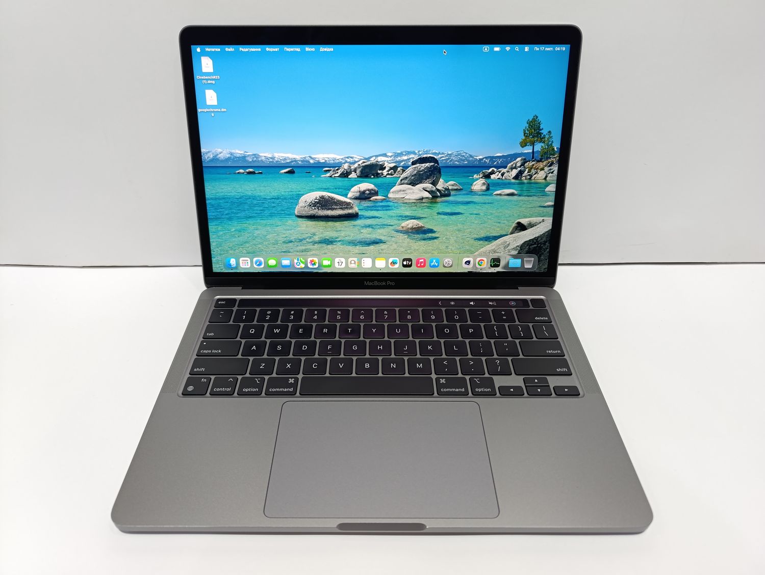Macbook PRO 13 M1 2022 Space Gray 16GB RAM/ SSD 256GB / лише 200 циклів + чохол