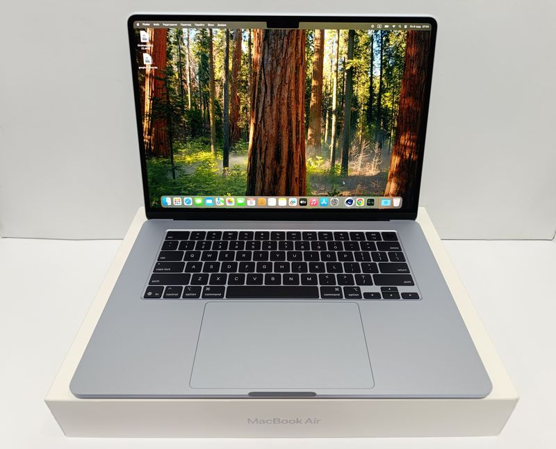 НА БРОНІ! ІДЕАЛЬНИЙ ТОПОВИЙ Macbook Air 15 M4 09/2025 Sky Blue 24GB RAM! /2-х чиповий швидкий SSD 512GB/ лише 18 циклів 100%! / APPLE CARE 09/2026 + чохол