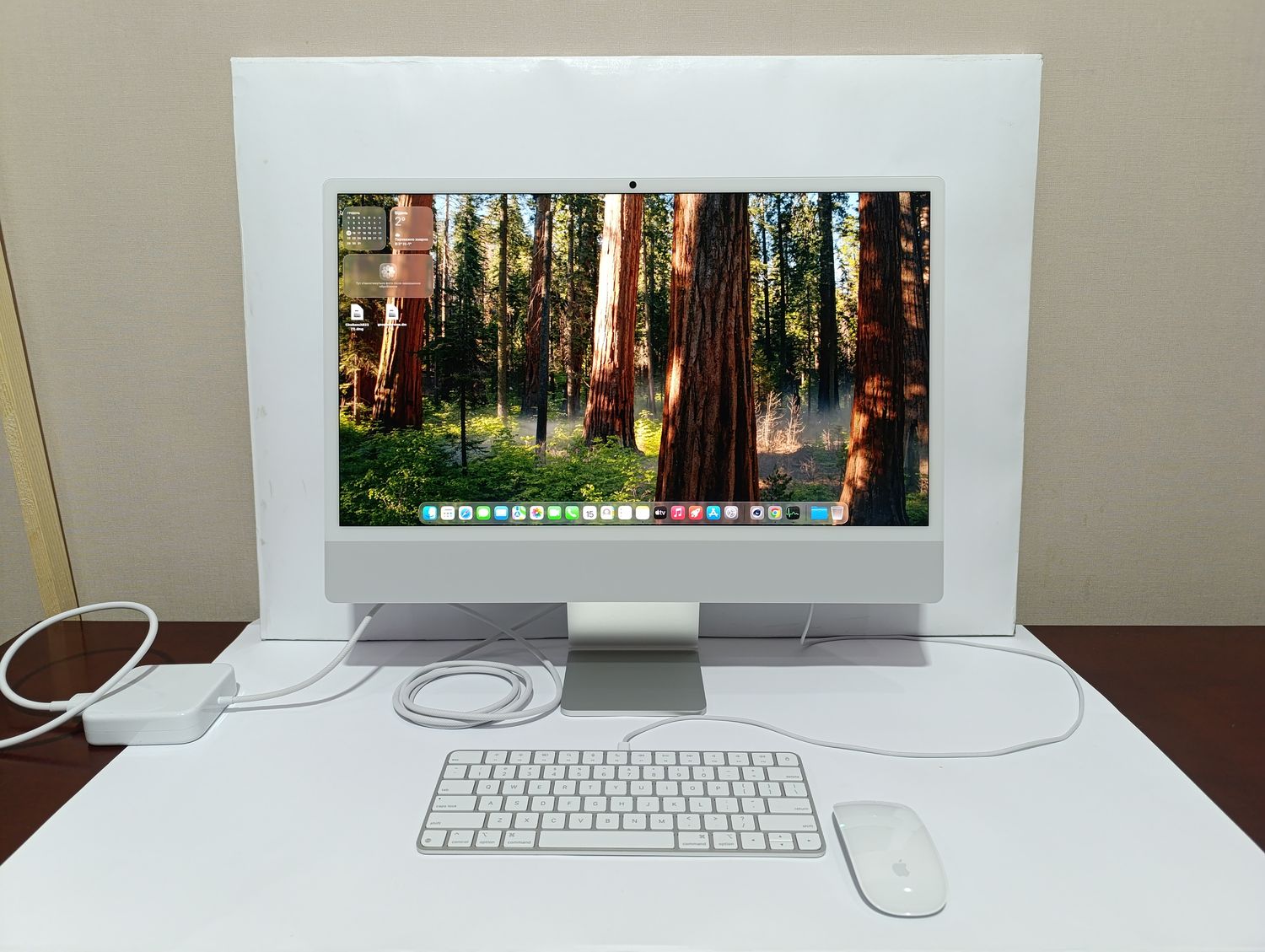 НОВА МОДЕЛЬ 3 РОКИ РОЗШИРЕНОЇ ГАРАНТІЇ!!! ІДЕАЛ 10/2025! IMAC 24 M4 SILVER 16GB RAM/SSD 256GB/ APPLE CARE+ 09/2028!!! ПОВНИЙ КОМПЛЕКТ