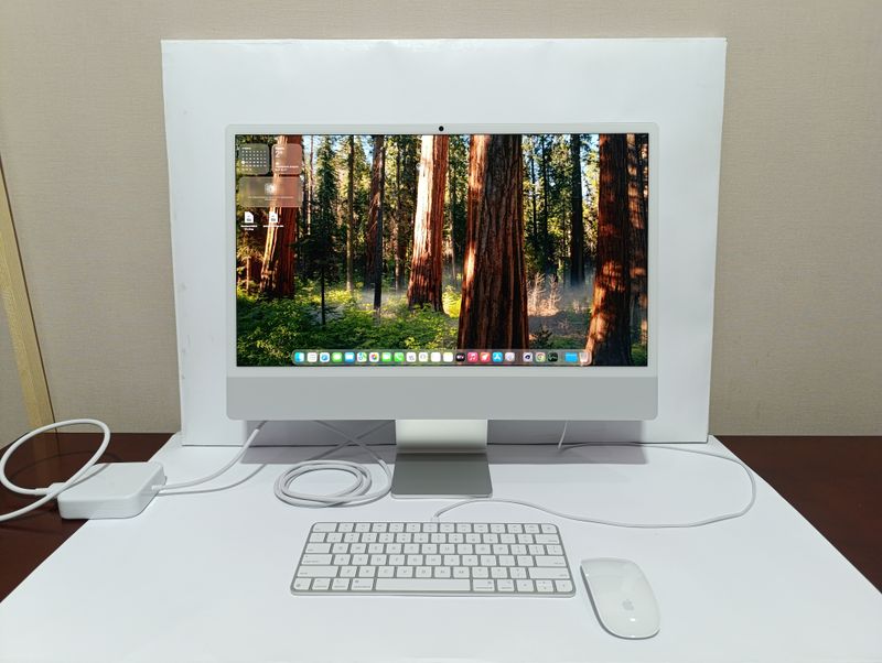НОВА МОДЕЛЬ 3 РОКИ РОЗШИРЕНОЇ ГАРАНТІЇ!!! ІДЕАЛ 10/2025! IMAC 24 M4 SILVER 16GB RAM/SSD 256GB/ APPLE CARE+ 09/2028!!! ПОВНИЙ КОМПЛЕКТ