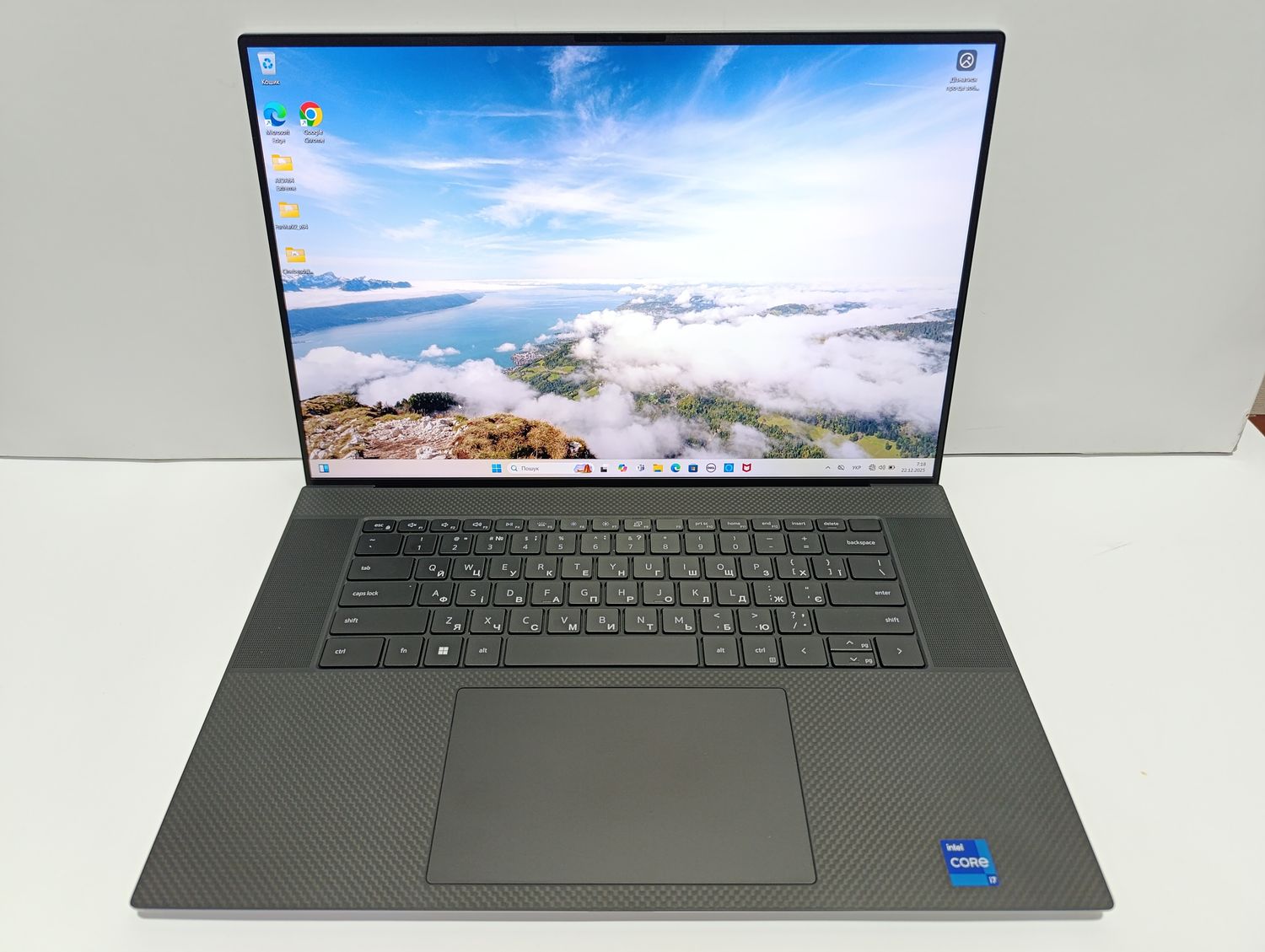 КОРПОРАТИВНИЙ ПРЕМІУМ! DELL XPS 17 9720 Core I7 12700H 14cores / 32GB RAM!!! / SSD 1000GB / RTX3050 / БАТАРЕЯ 90%