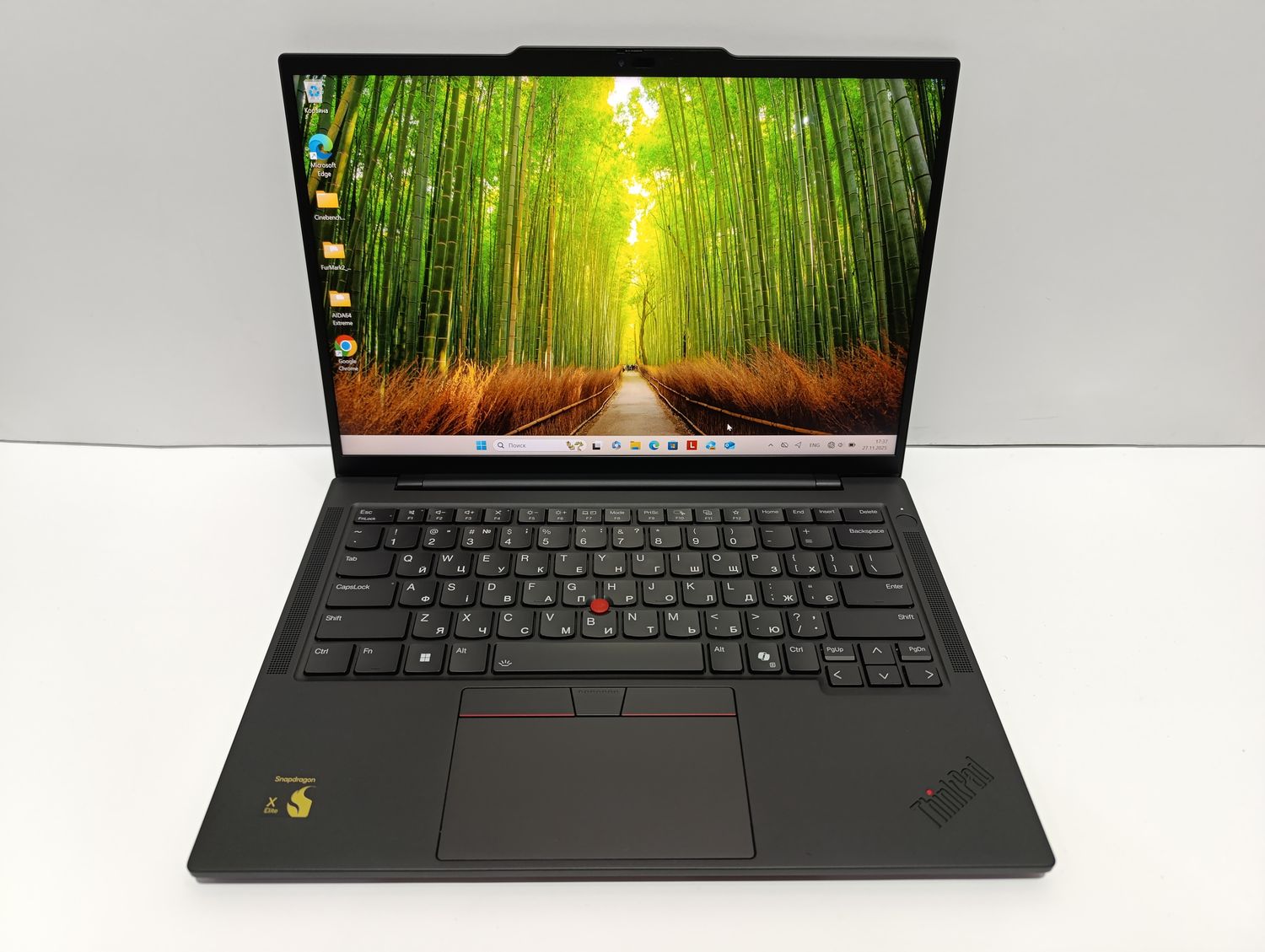 СУПЕР ТОПОВИЙ ARM НА WINDOWS У ТОПОВОМУ МАГНІЄВОМУ КОРПУСІ! неймовірна автономність! OPEN BOX 3 цикли 10/2025 THINKPAD T14S Gen 6 14" Snapdragon Elite X1E-78-100 32GB RAM / 1TB SSD / гарантія 10/2026