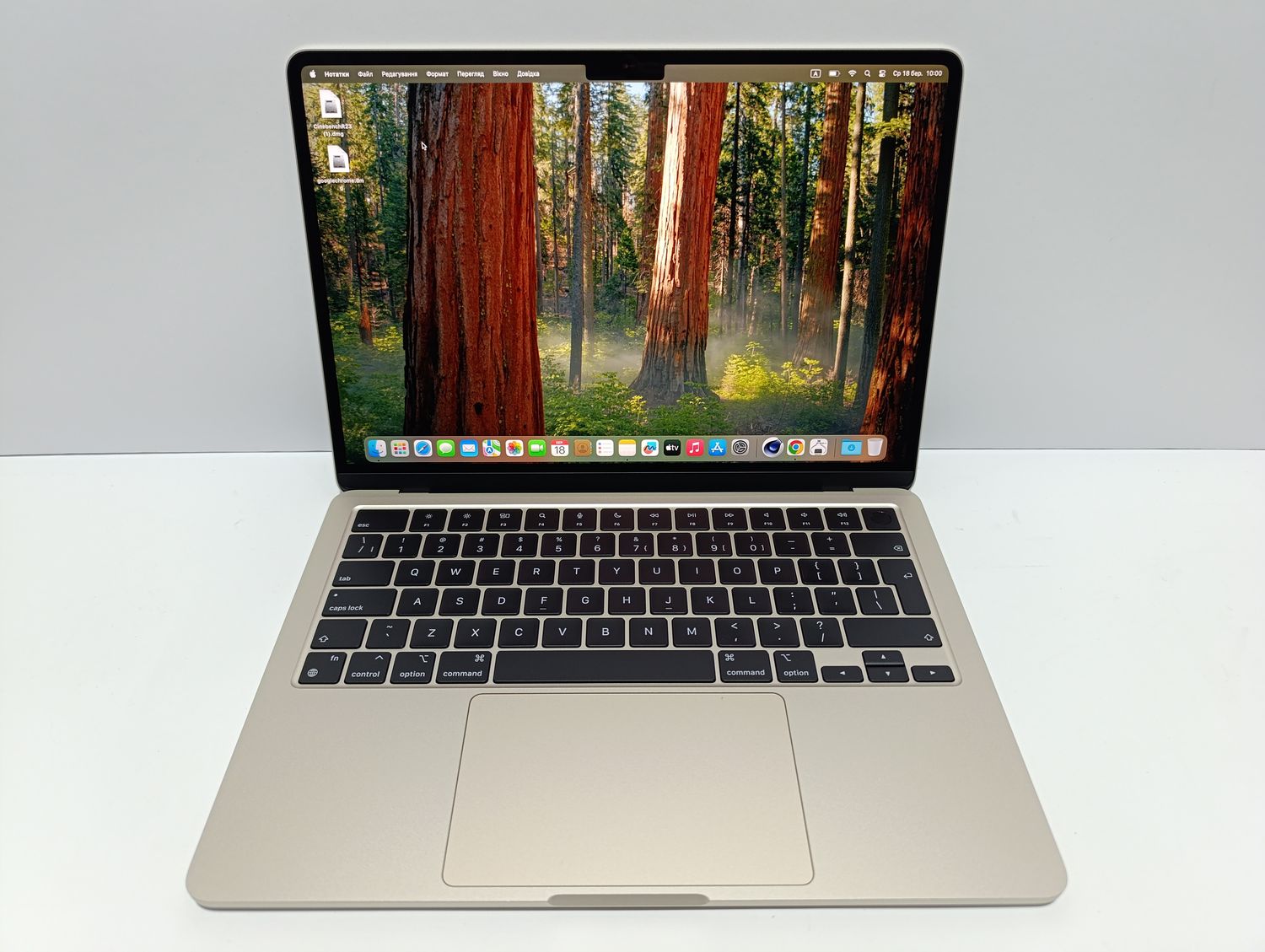 ІДЕАЛ 2 цикли! ТОПОВИЙ Macbook Air 13 M3 Starlight 24GB RAM!/2-х чиповий швидкий SSD 512GB + чохол
