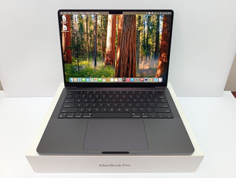 OPEN BOX 2 цикли! 24/02/2026! MACBOOK PRO 14 M4 PRO 12CORE VIDEO 16 CORE / BLACK / 24GB RAM / SSD 512B / ПОВНИЙ КОМПЛЕКТ / APPLE CARE 24/02/2027!