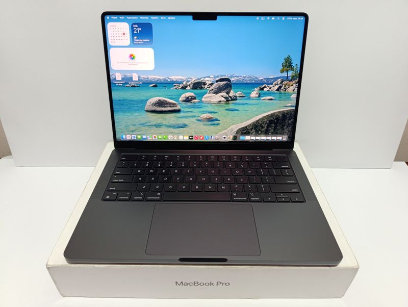 MACBOOK PRO 14 M4 PRO BLACK CUSTOM 14 CORE VIDEO 20 CORE (процесор та відео із 16 дюймової моделі) / 24GB RAM / SSD 1000GB / ПОВНИЙ КОМПЛЕКТ + чохол