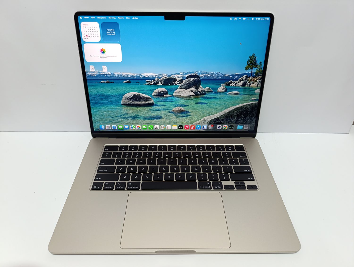 32GB RAM! НАЙТОПОВІШИЙ AIR 15 Starlight покоління М4, індивідуальне кастомне замовлення / SSD 512GB / розширена гарантія APPLE CARE+ до 14/03/2028!!!