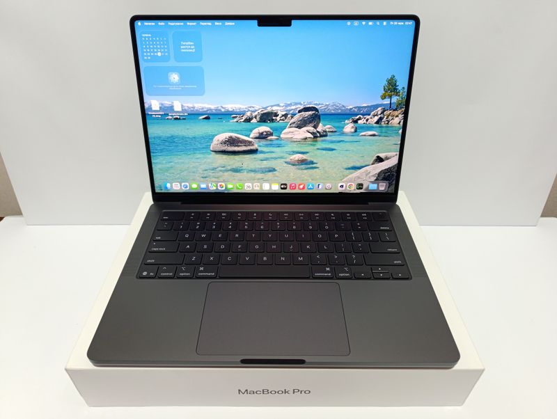 OPEN BOX 2 цикли! MACBOOK PRO 14 M5 BLACK / 16GB RAM / SSD 1000GB! Apple Care 11/2026 ПОВНИЙ КОМПЛЕКТ + чохол