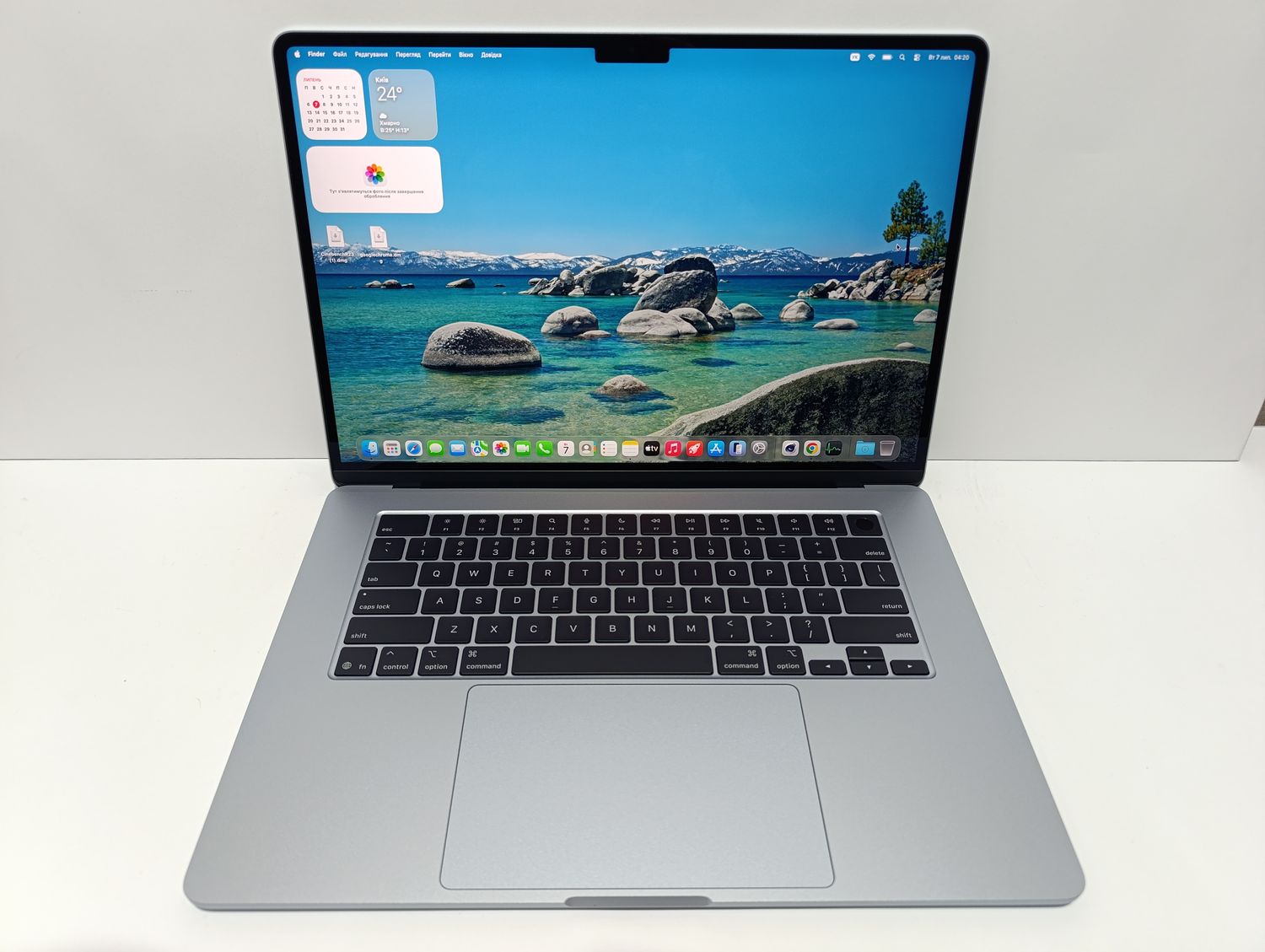 Macbook Air 15 M4 SkyBlue 16GB RAM / SSD 256GB / лише 80 циклів 100% + чохол