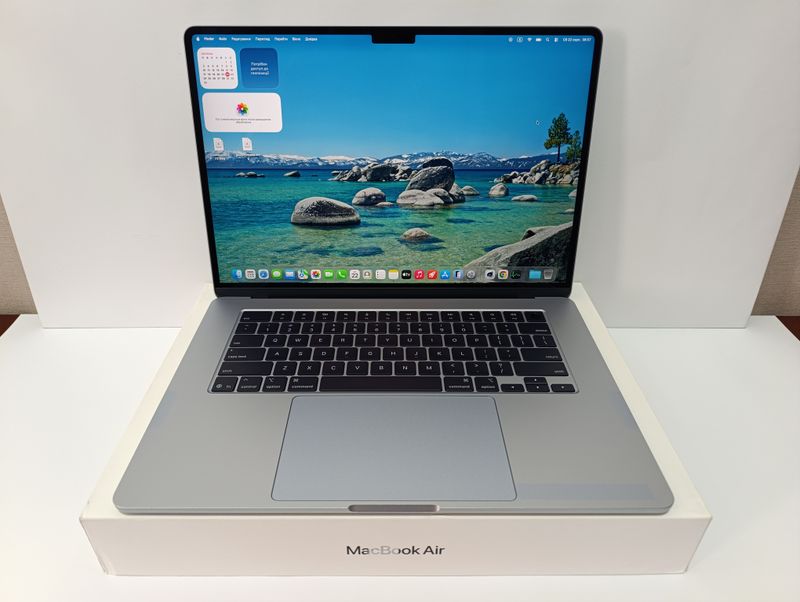 Macbook Air 15 M4 SkyBlue 16GB RAM / SSD 256GB / лише 80 циклів 100% + чохол