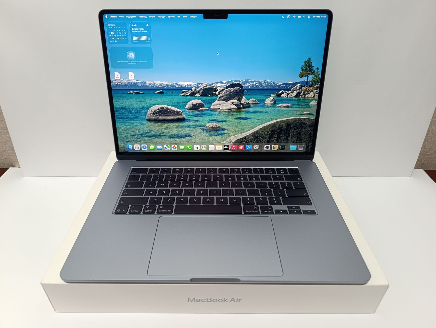 НОВА МОДЕЛЬ Macbook Air 15 M5 SKY BLUE 24GB RAM! /2-х чиповий швидкий SSD 512GB/ лише 20 циклів  ПОВНИЙ КОМПЛЕКТ + чохол / Apple care 22/04/2027