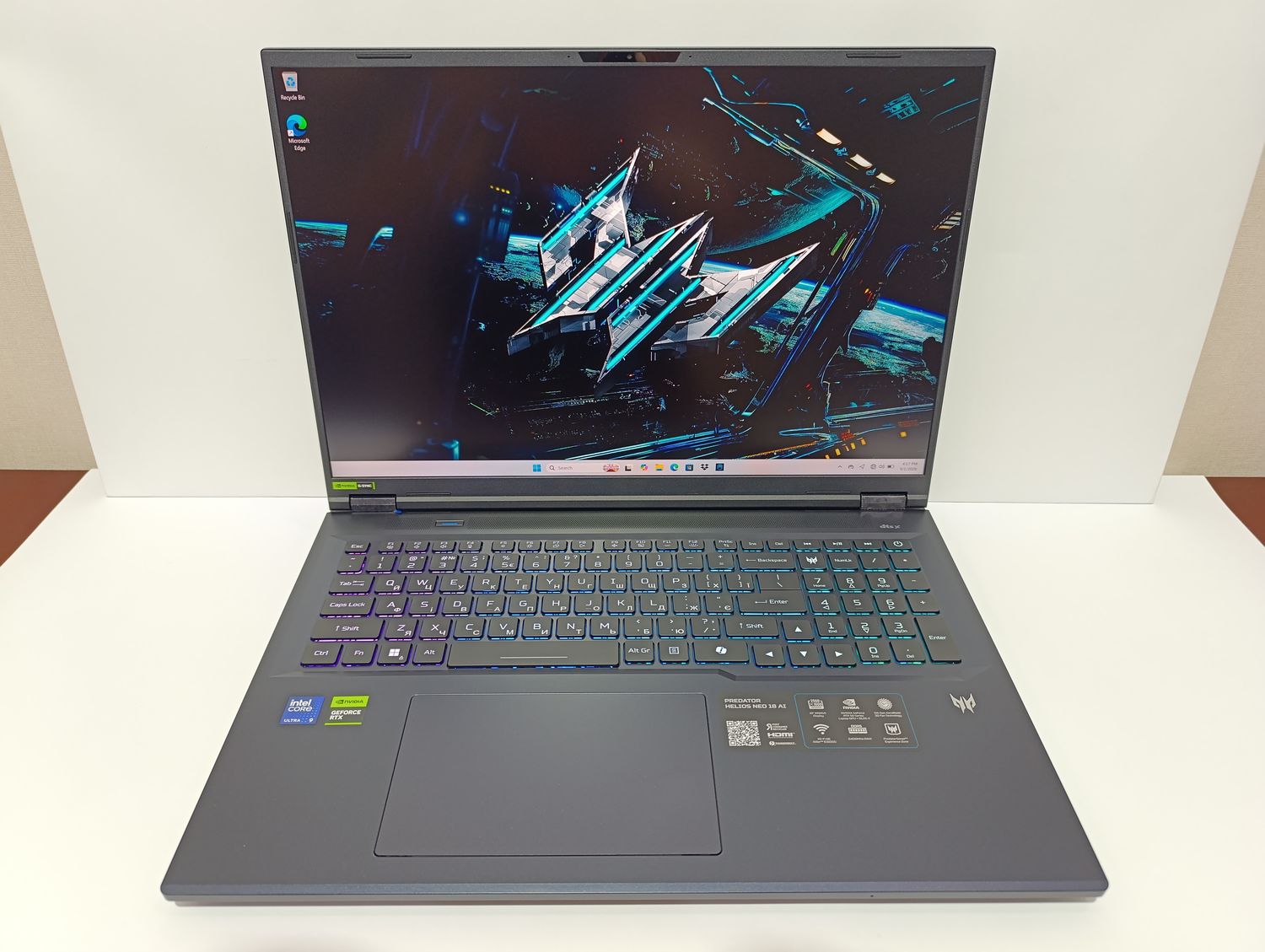 ACER PREDATOR Helios Neo AI 18" QHD IPS Ultra 9 275HX 24 CORE / NVIDIA RTX 5070 Ti 12GB / 16GB-32GB / 1TB SSD