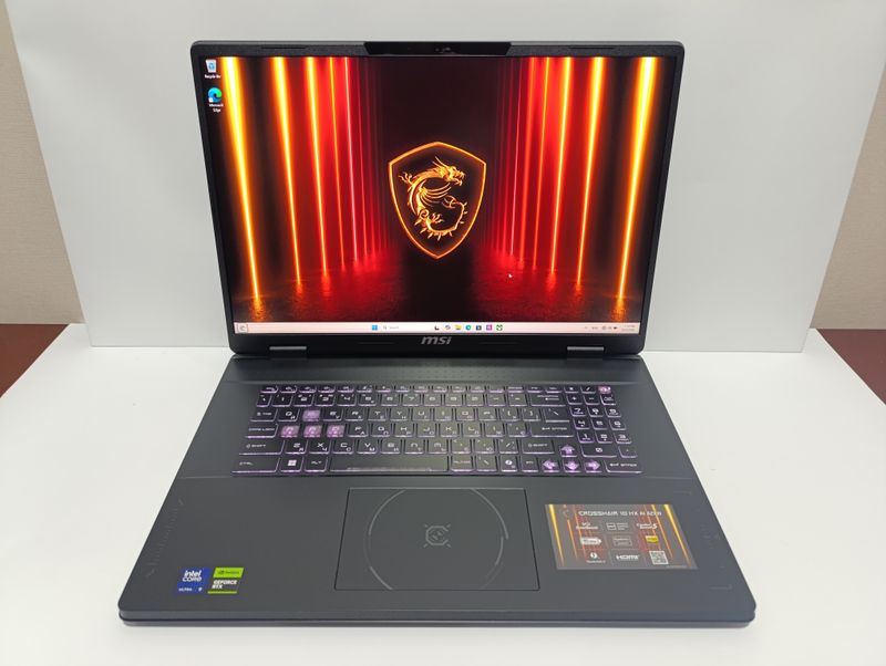 ТОПОВИЙ 18 ДЮЙМОВИЙ КРАСЕНЬ! MSI Crosshair 18 HX AI 18" QHD IPS / Intel Core Ultra 9 275HX 24 CORE! / 32GB DDR5 / 1TB SSD / NVIDIA GeForce RTX 5070 8GB GDDR7 / ПОВНИЙ КОМПЛЕКТ