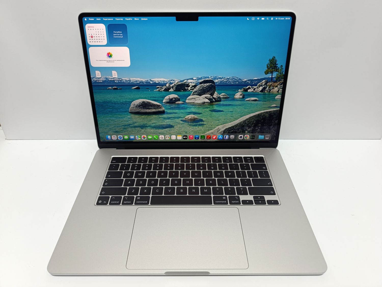 OPEN BOX 3 цикли! ПОВНИЙ РІК ГАРАНТІЇ! КАСТОМНИЙ Macbook Air 15 M5 SILVER 32GB RAM! /2-х чиповий швидкий SSD 512GB + чохол / APPLE CARE 10/2027!