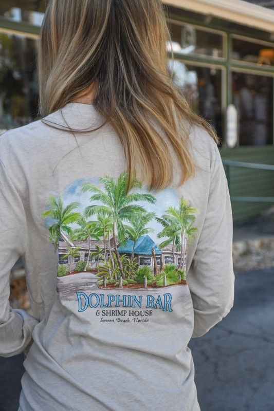 Watercolor Building - Cotton Long Sleeve