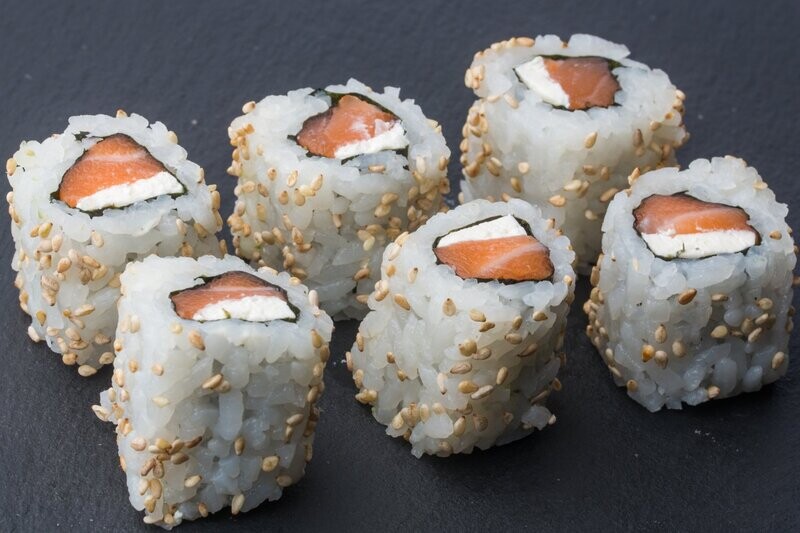 California saumon fromage