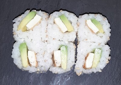 Roll avocat et tofu grillé Roll avocat et tofu grillé