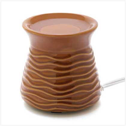 Brown Electric Oil Warmer