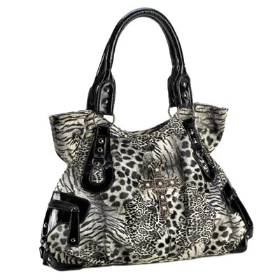 ANIMAL PRINT SHOULDER BAG