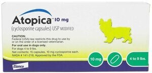 Atopica for Dogs - Pack of 15 capsules