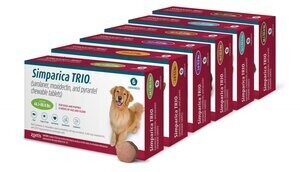 Simparica Trio - 6-chew box - Buy two 6-packs, get 10% off!