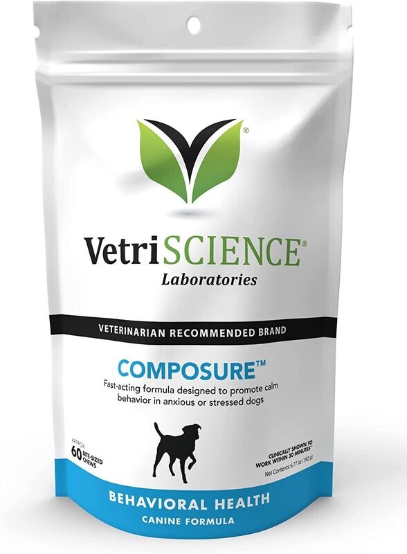 Vetriscience Composure PRO Chews for Cats And Dogs- 60 chews