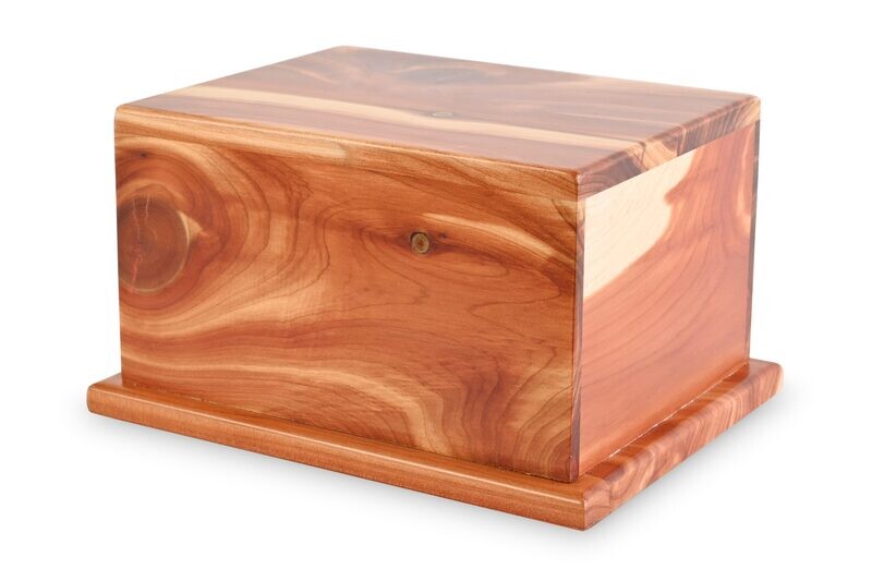 Cedar Memorial Urn