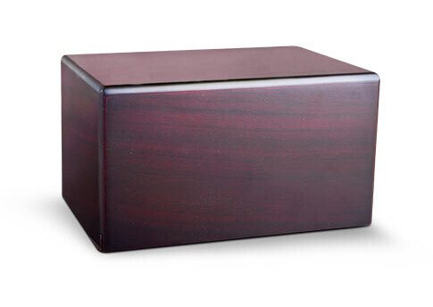 Cherry Box Urn, Size: Small (Pet is up to 25 lbs), Wood Type: Cherry