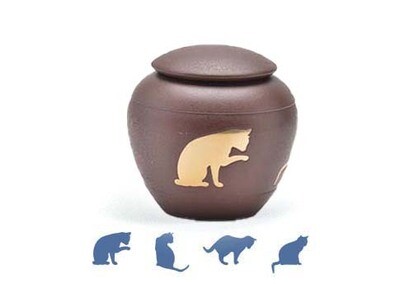 Silhouette Urn - Cat