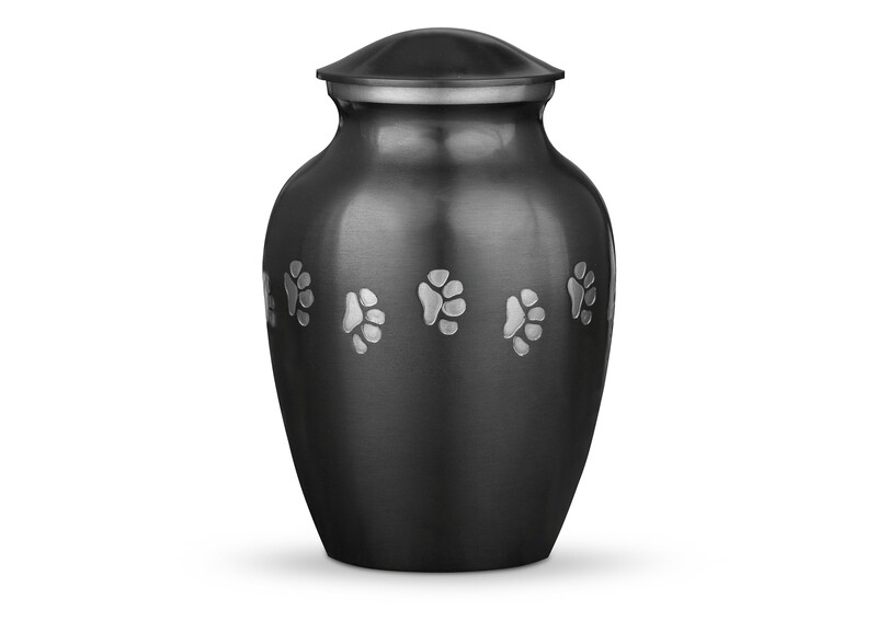 Classic Paw Print Urn - Many Finishes