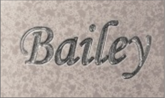 Engraving - Etched Metal Urn FG - Name Only Engraving - Etched Metal Urn FG - Name Only