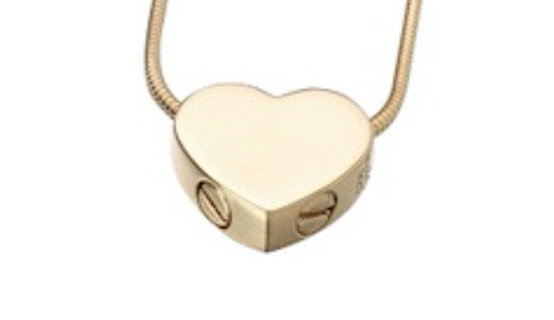 Slide Heart Pendant- Double Chamber