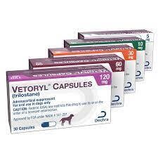Vetoryl (Trilostane) capsules - 30 count, various strengths