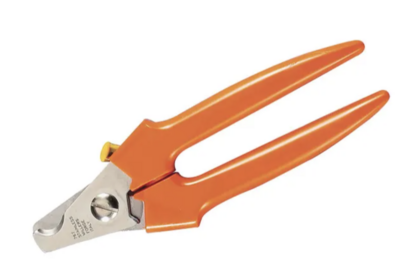 Heavy Duty Millers Forge Orange Handle Large Dog Nail Clippers, With or Without Styptic Powder (14g)