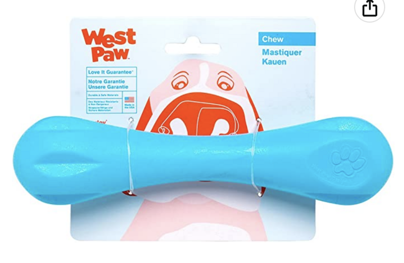 VAYD&#39;s Favorite Chew Toy: West Paw Zogoflex Hurley  – Floatable Pet Toys for Aggressive Chewers, Aqua!