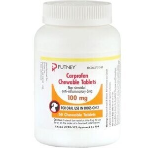 Carprofen Tablets - Regular and Chewable