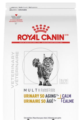 Royal Canin Feline Urinary SO™ Aging 7+ + Calm Dry and Canned