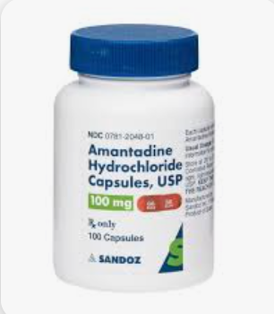 Amantadine 100 mg Capsules, 100 ct Bottle