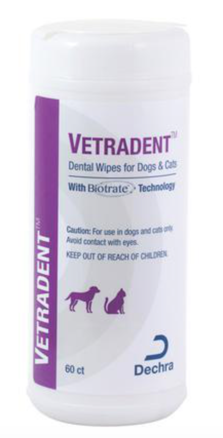 Vetradent Dental Wipes for Dogs and Cats