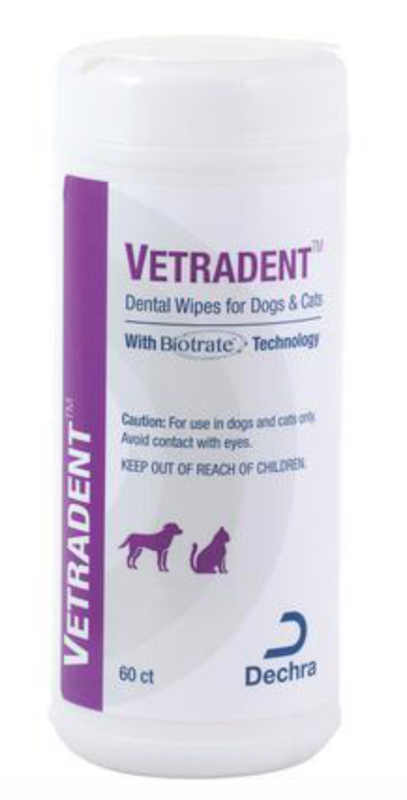 Vetradent Dental Wipes for Dogs and Cats