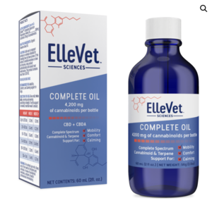 ElleVet CBD Oil, Chews, Soft Gels for Dogs - Helps with Arthritis