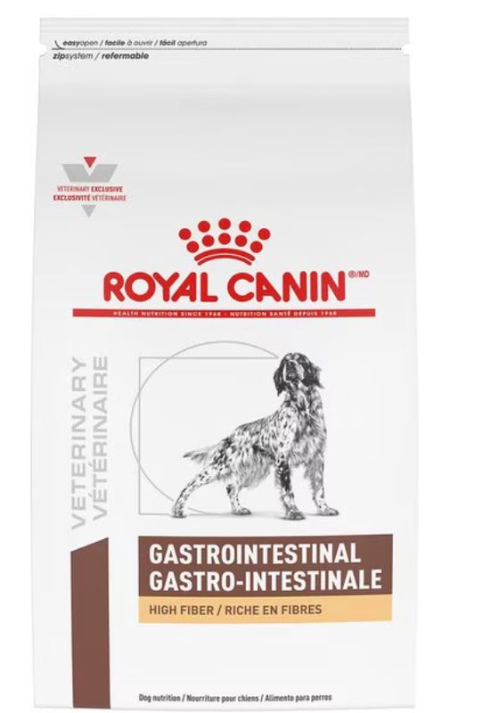 Royal Canin Canine Gastrointestinal High Fiber Dry and Canned