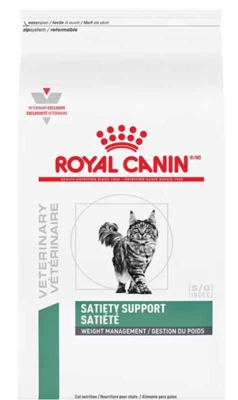 Royal Canin Feline Satiety Support Weight Management Dry and Canned