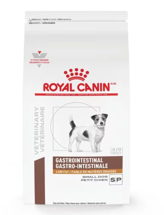 Royal Canin Canine Gastrointestinal Low Fat Small Dog Dry and Canned