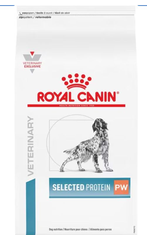 Royal Canin Canine Selected Protein PW- Whitefish Dry and Canned