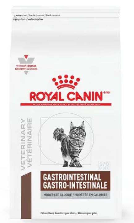 Royal Canin Feline Gastrointestinal Moderate Calorie Dry and Canned