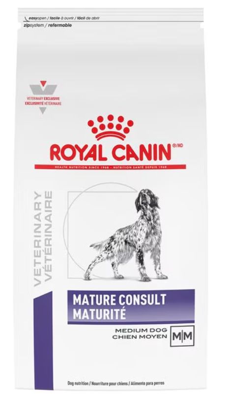 Royal Canin Canine Mature Consult Large and Medium, Dry and Canned