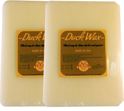 BUY NOW - 2 slabs 22 lbs. Farm Duck Wax (CLEANS ABOUT 40-60 FARM DUCKS) USA ONLY SHIPPING INCLUDED