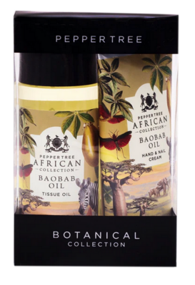 Baobab Tissue Oil & Hand n Nail Pamper Pack