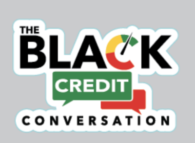 The Black Credit Conversation Logo Sticker