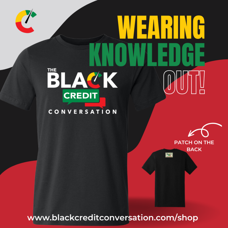 Adult The Black Credit Conversation Tee